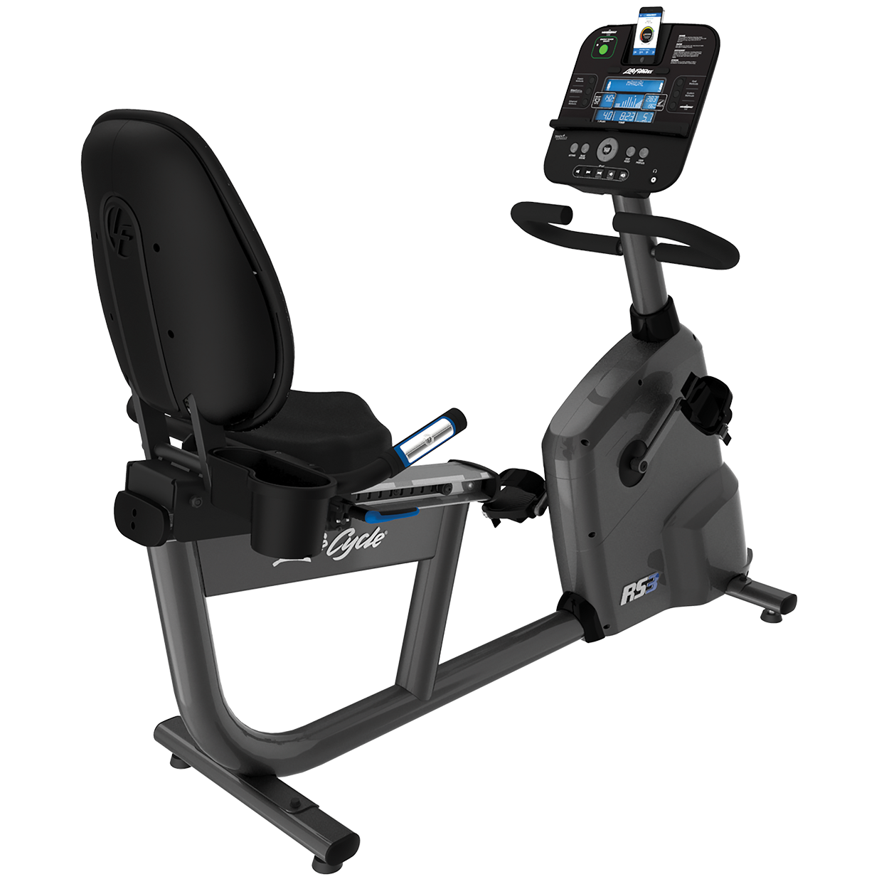 Bicicleta Recumbente Life Fitness RS3 con Consola Track